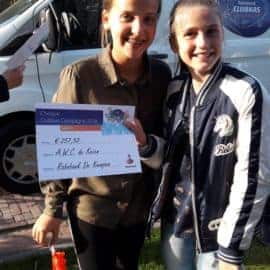 Rabobank Clubkas Campagne cheque ontvangen!