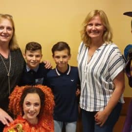 Jeugdprins Jan en Prinses Jaqueline bij de Efteling Caro Theatershow