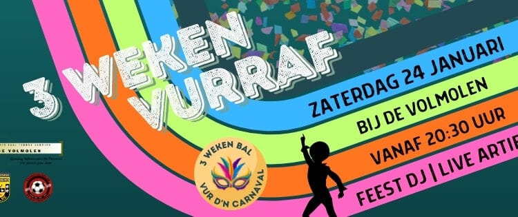 3 weken vurraf: Trekt oe schônste carnavalspekske an 3 weken vurraf: Trekt oe schônste carnavalspekske an